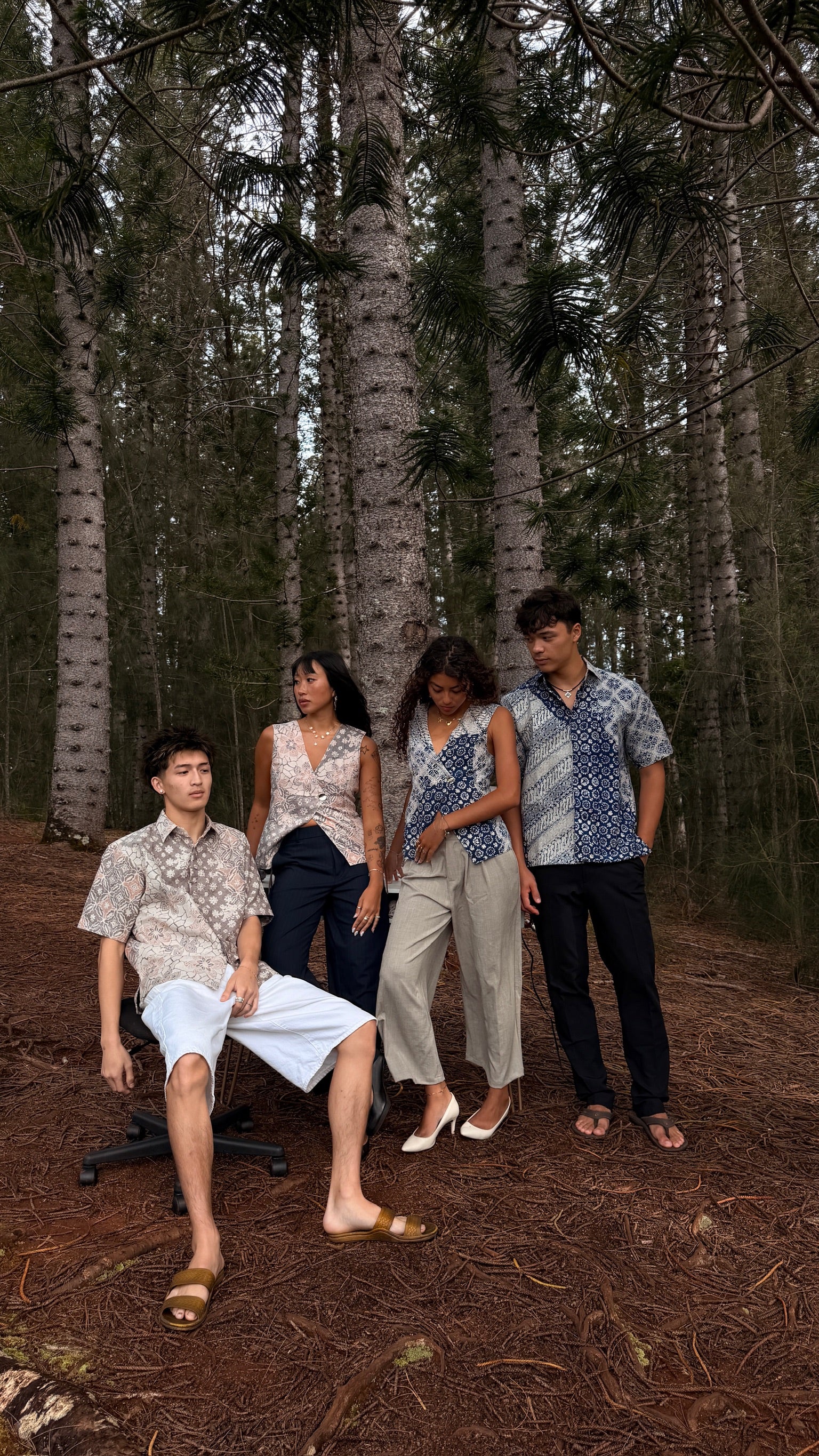 Sama Batik Vest Top